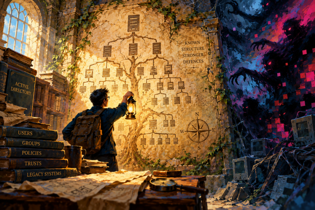 Back To The Old School? Why Mapping Your Ancient Active Directory Might Be The Best Way Of Disrupting Novel Threats